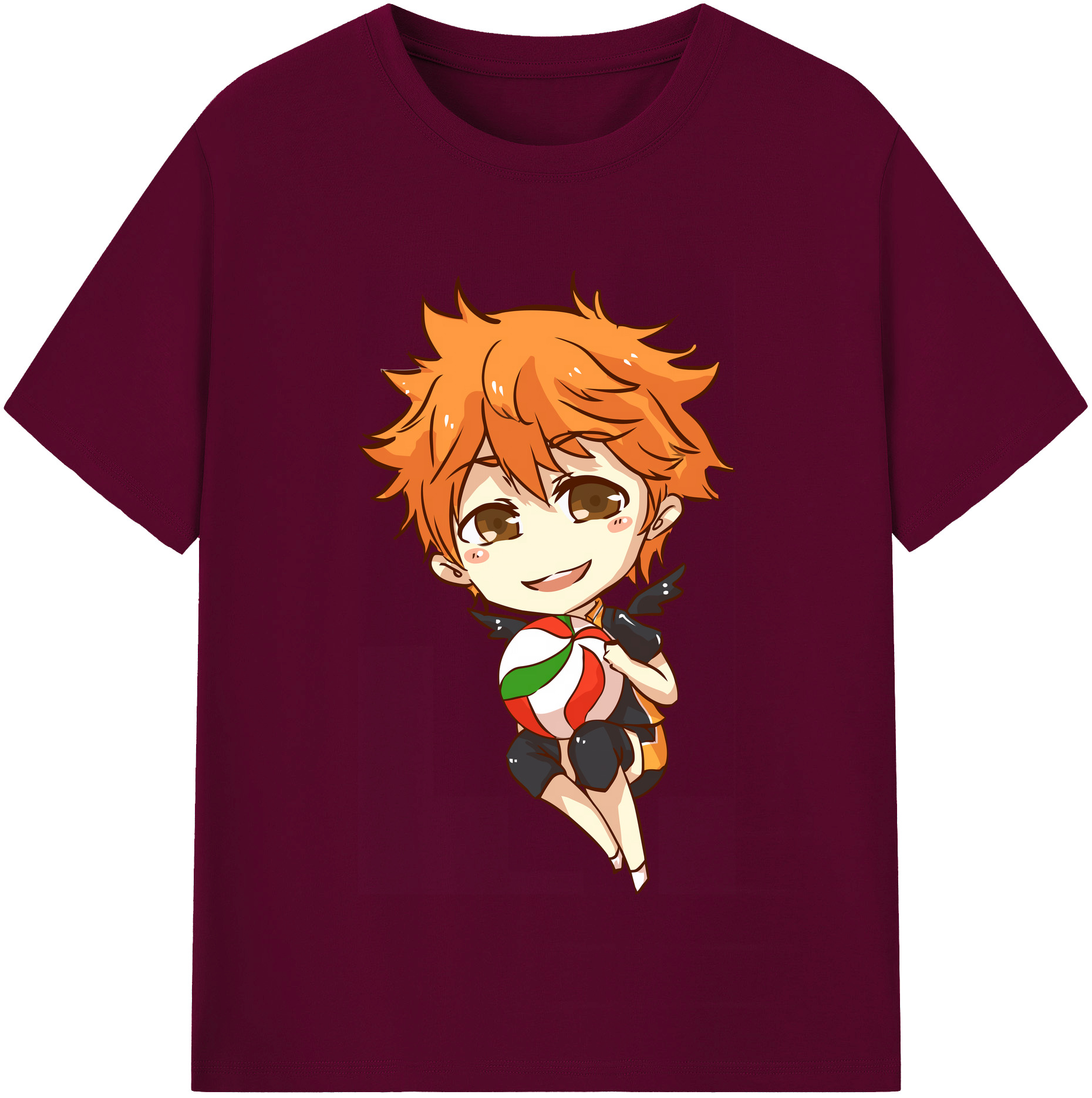 （画像用） ハイキュー!! Haikyu!! レディースカジュアルプリントTシャツ（綿100％）